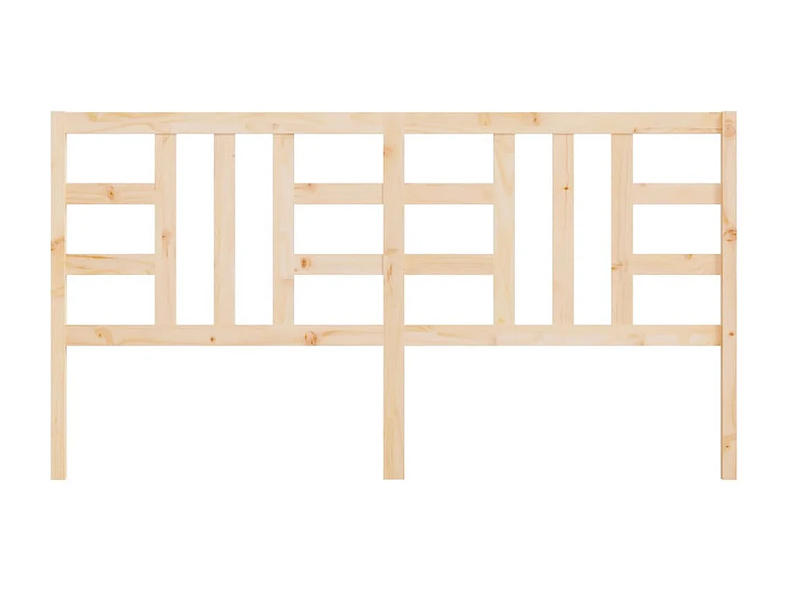 Tête de lit 206x4x100 cm Bois massif de pin POI65054 BonneVie Meuble