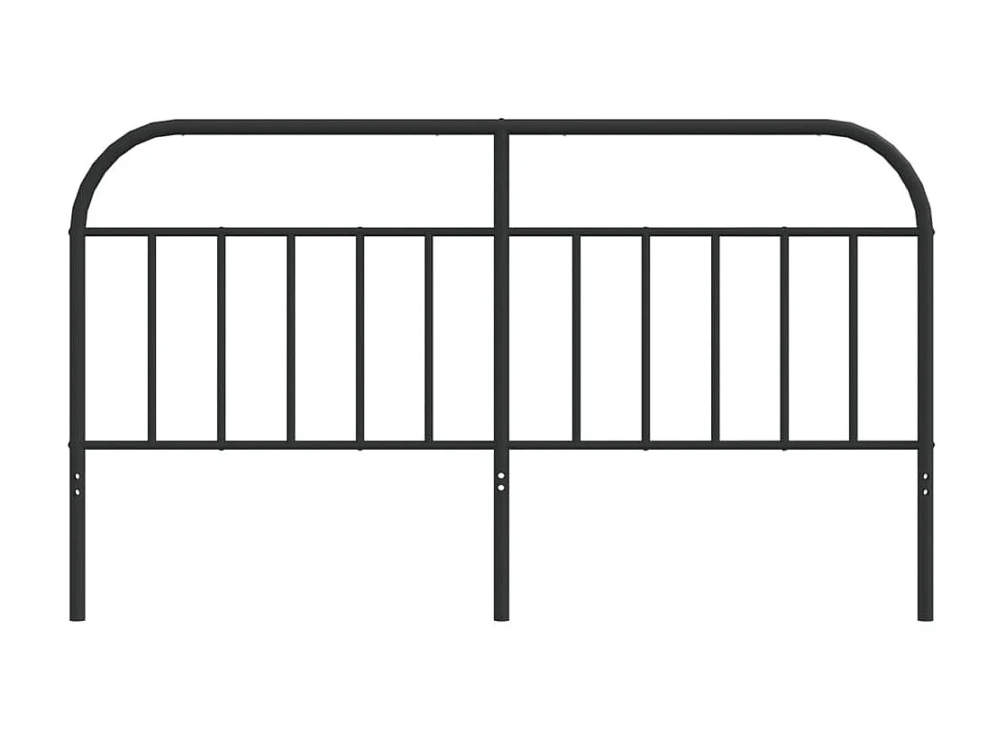 Cabeceira de cama 180 cm metal preto PT718401