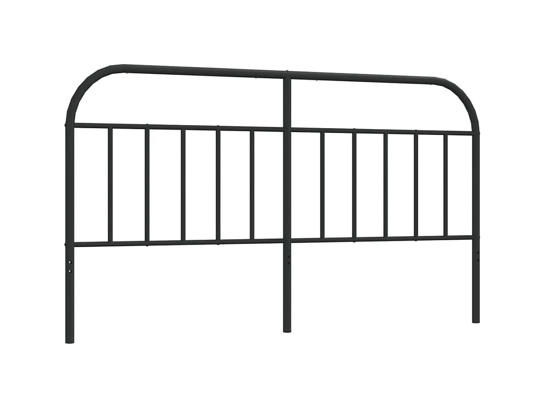 Testiera | Testata del letto in Metallo Nero 180 cm