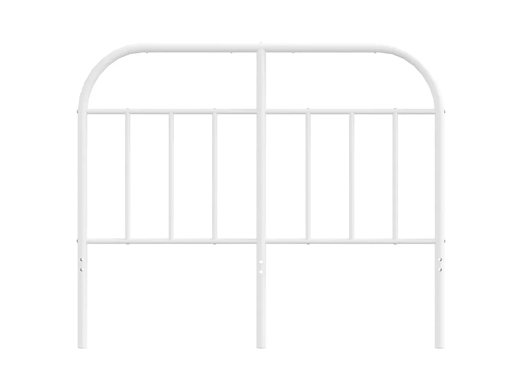 Cabeceira de cama 120 cm metal branco PT940648