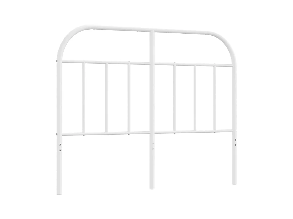 Tête de lit métal blanc 120 cm POI47316 BonneVie Meuble