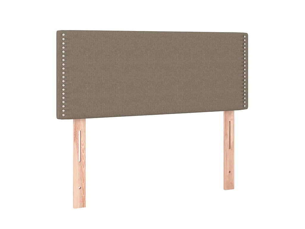 Testiera | Testata del letto Tortora 100x5x78/88 cm in Tessuto
