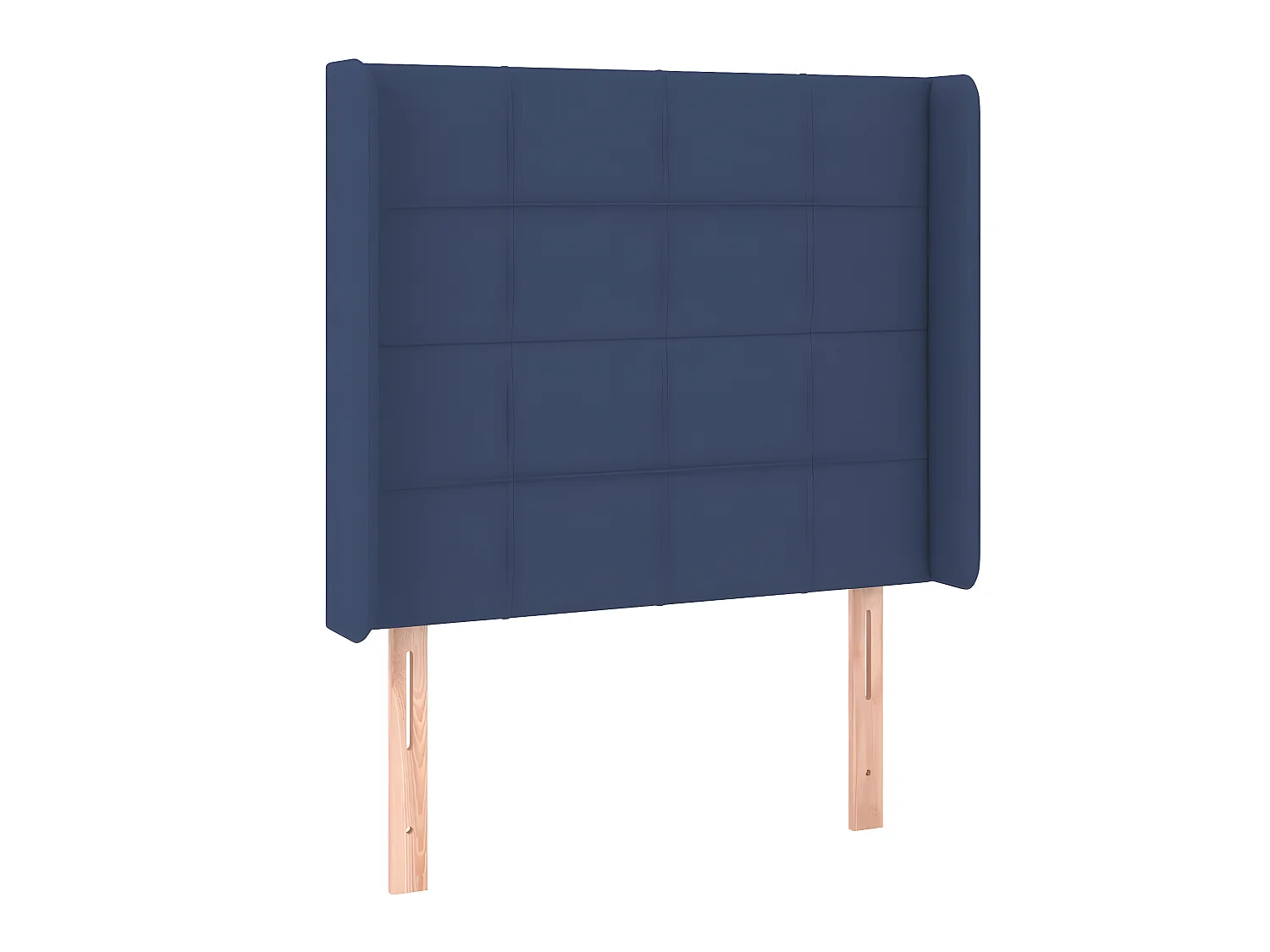 Testiera | Testata del letto ad Orecchio Blu 93x16x118/128 cm in Tessuto