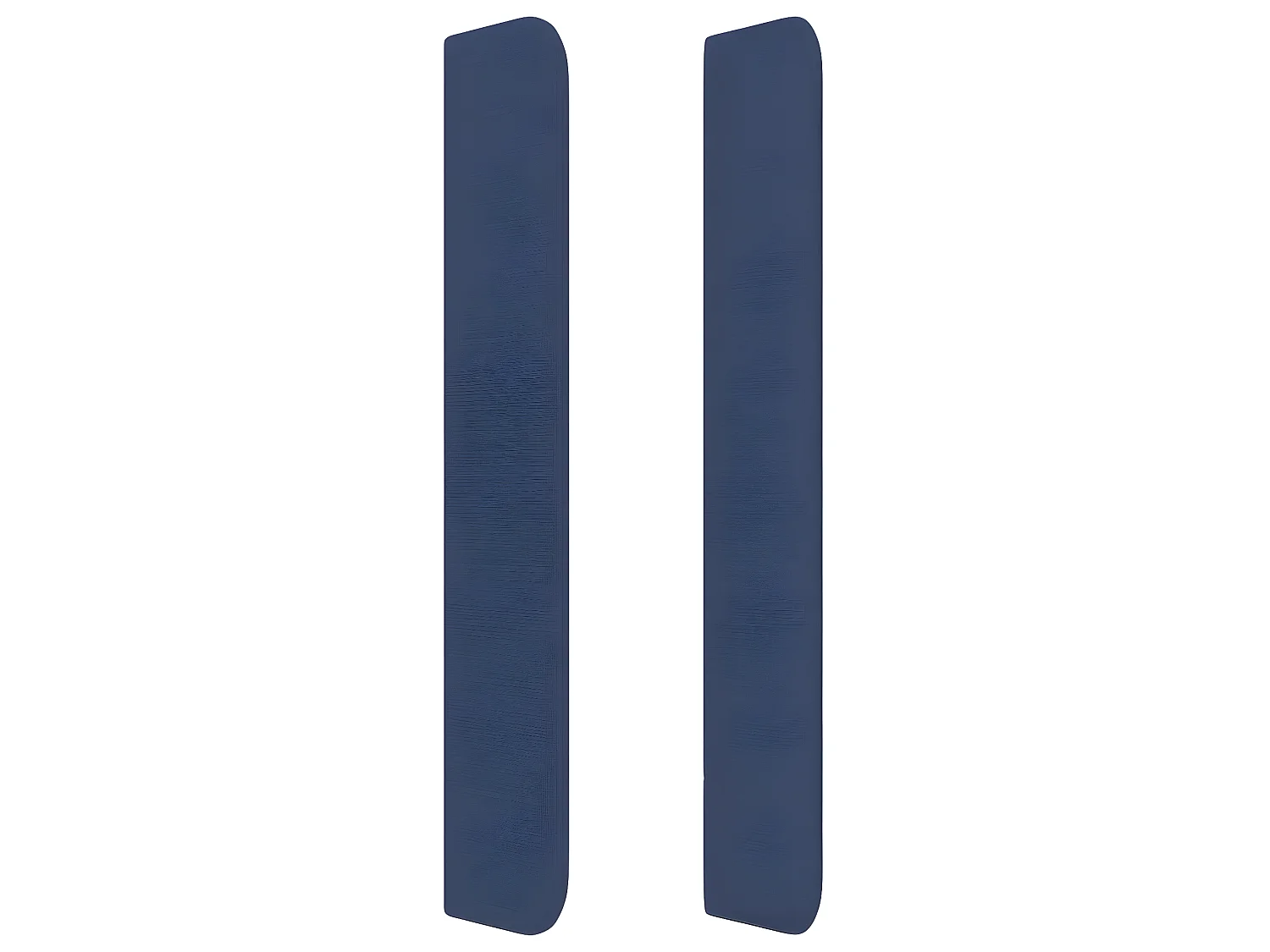 Tête de lit avec oreilles Bleu 93x16x118/128 cm Tissu PLO27440 BonneVie Meuble