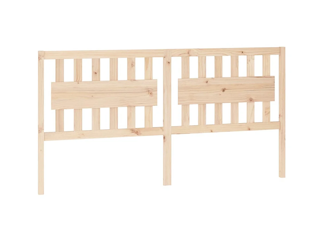 Testiera | Testata del letto per Letto 185,5x4x100 cm in Legno Massello di Pino