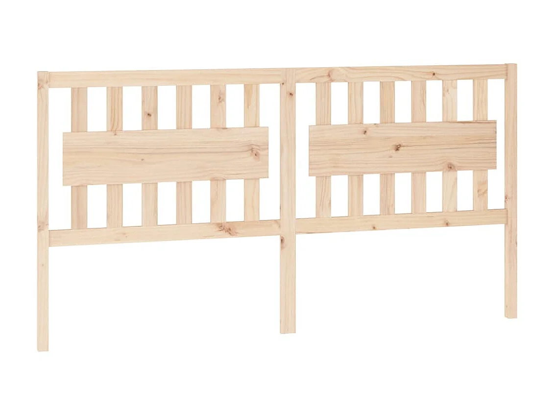 Hoofdbord 185,5x4x100 cm massief grenenhout NL881992