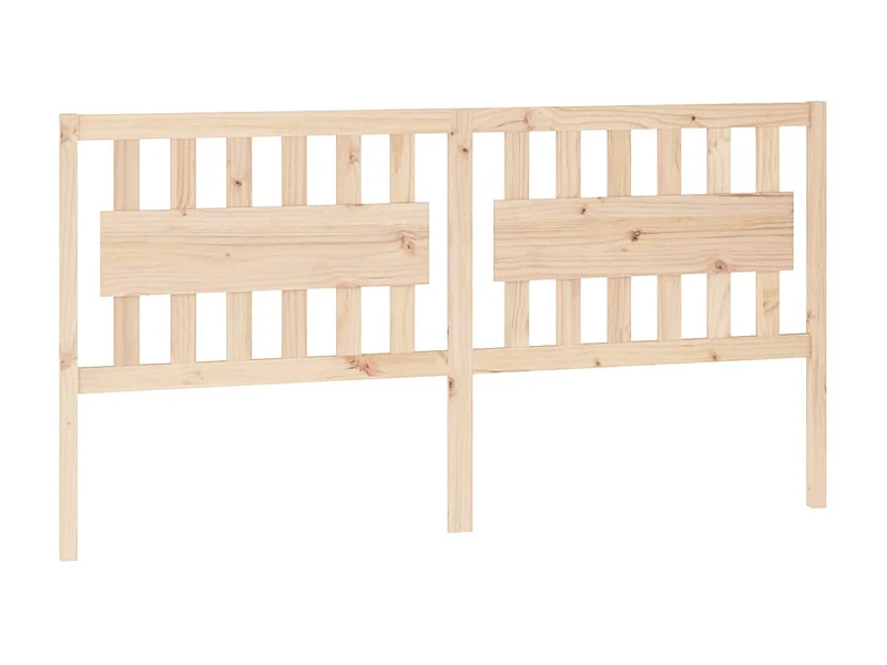 Tête de lit 185,5x4x100 cm Bois massif de pin POI65691 BonneVie Meuble