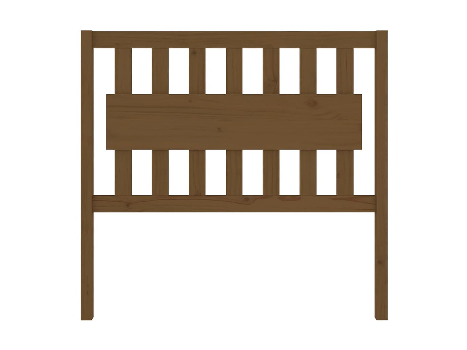 Tête de lit Marron miel 105,5x4x100 cm Bois massif de pin POI96826 BonneVie Meuble