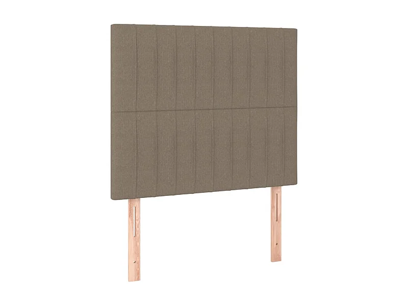 Têtes de lit 2 pcs Taupe 90x5x78/88 cm Tissu POI96173 BonneVie Meuble