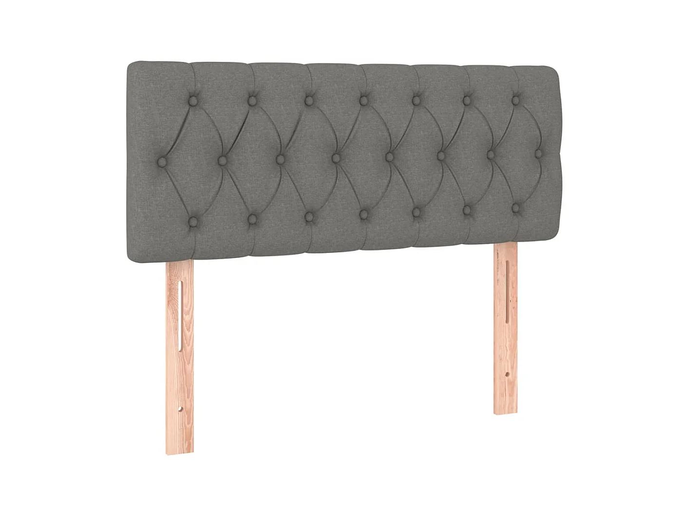 Tête de lit Gris foncé 90x7x78/88 cm Tissu POI69323 BonneVie Meuble