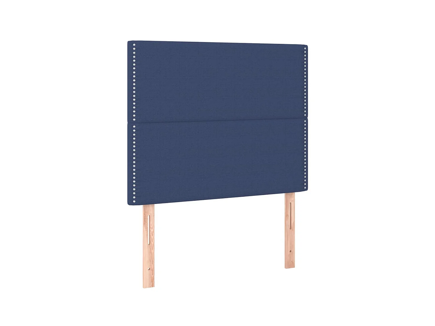 Têtes de lit 2 pcs Bleu 100x5x78/88 cm Tissu POI32478 BonneVie Meuble