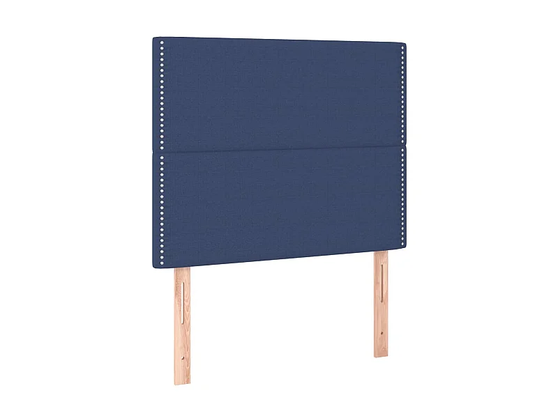 Têtes de lit 2 pcs Bleu 100x5x78/88 cm Tissu POI32478 BonneVie Meuble