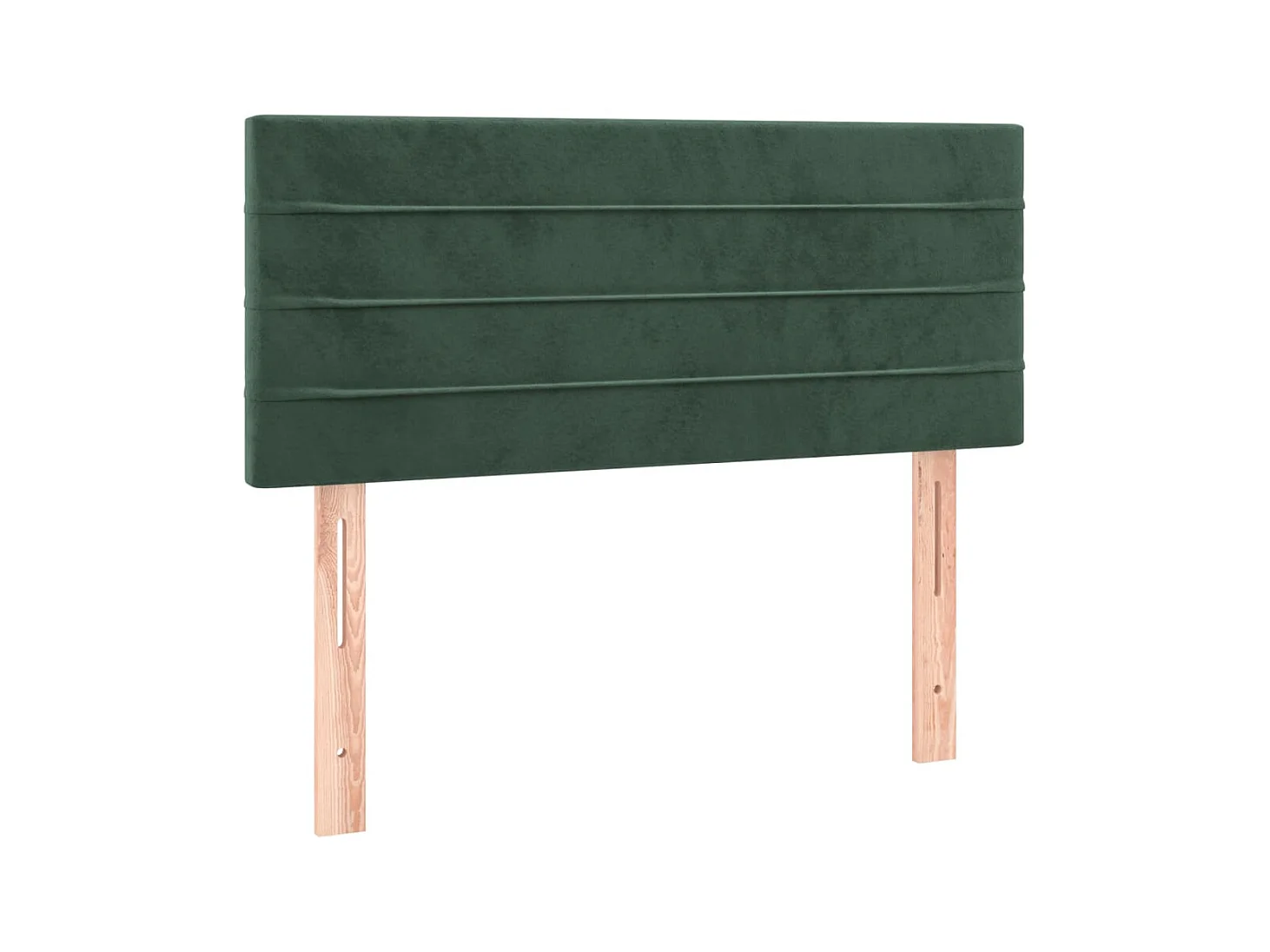 Tête de lit Vert foncé 90x5x78/88 cm Velours POI38857 BonneVie Meuble