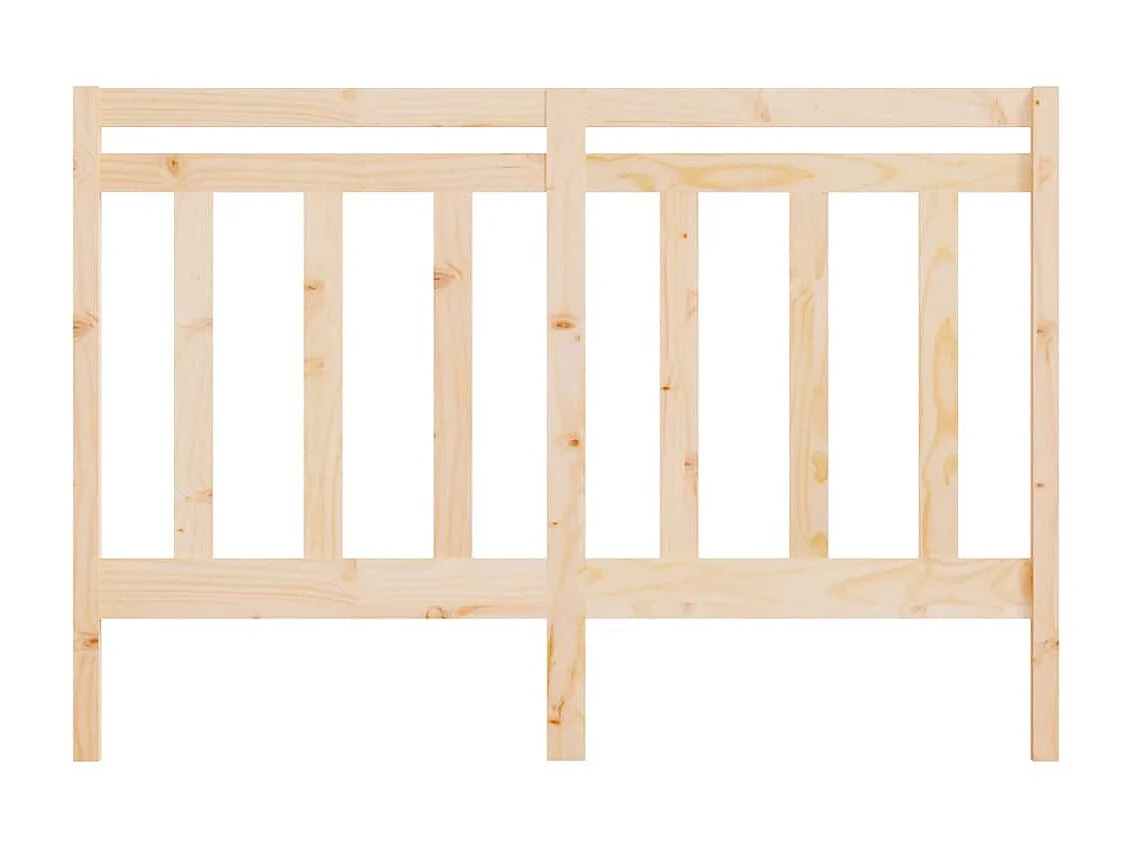Tête de lit 126x4x100 cm Bois massif de pin POI42911 BonneVie Meuble