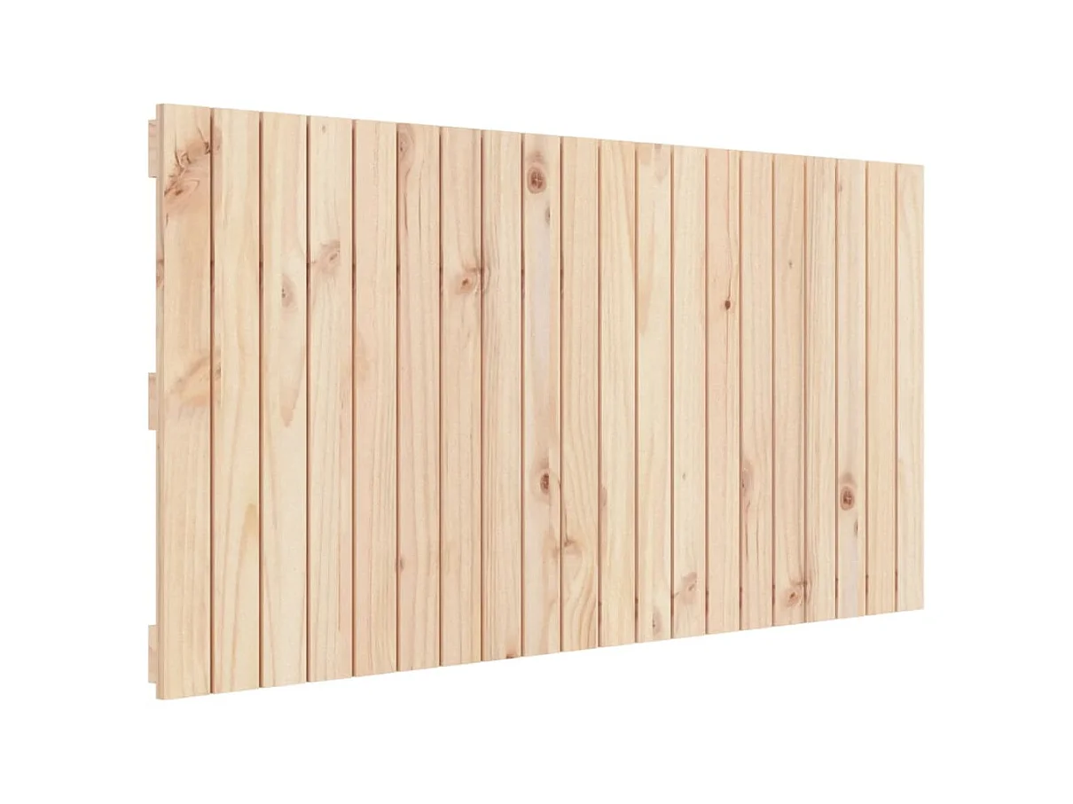 Tête de lit murale 127,5x3x60 cm Bois massif de pin POI88686 BonneVie Meuble