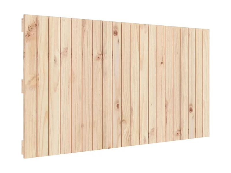 Tête de lit murale 127,5x3x60 cm Bois massif de pin POI88686 BonneVie Meuble