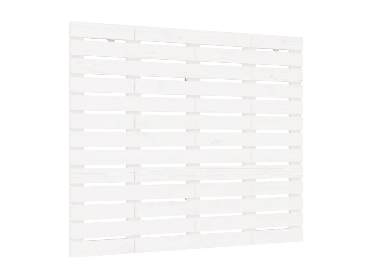 Hoofdbord wandmontage 146x3x91,5 cm massief grenenhout wit NL647267