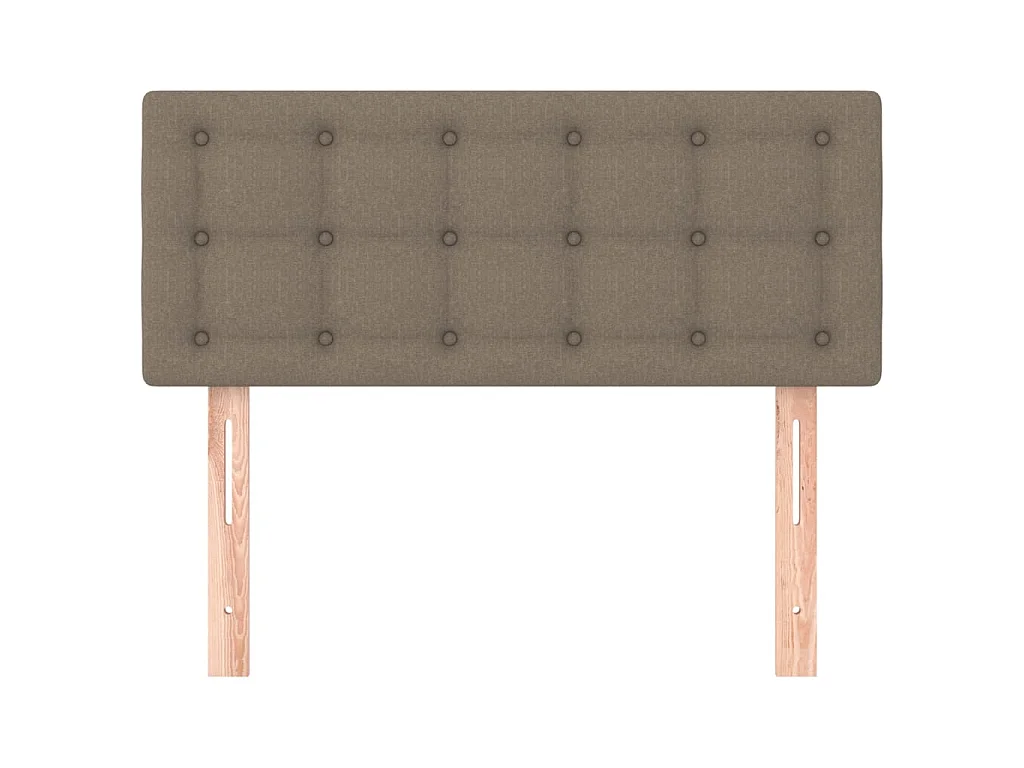 Tête de lit Taupe 80x5x78/88 cm Tissu POI67834 BonneVie Meuble