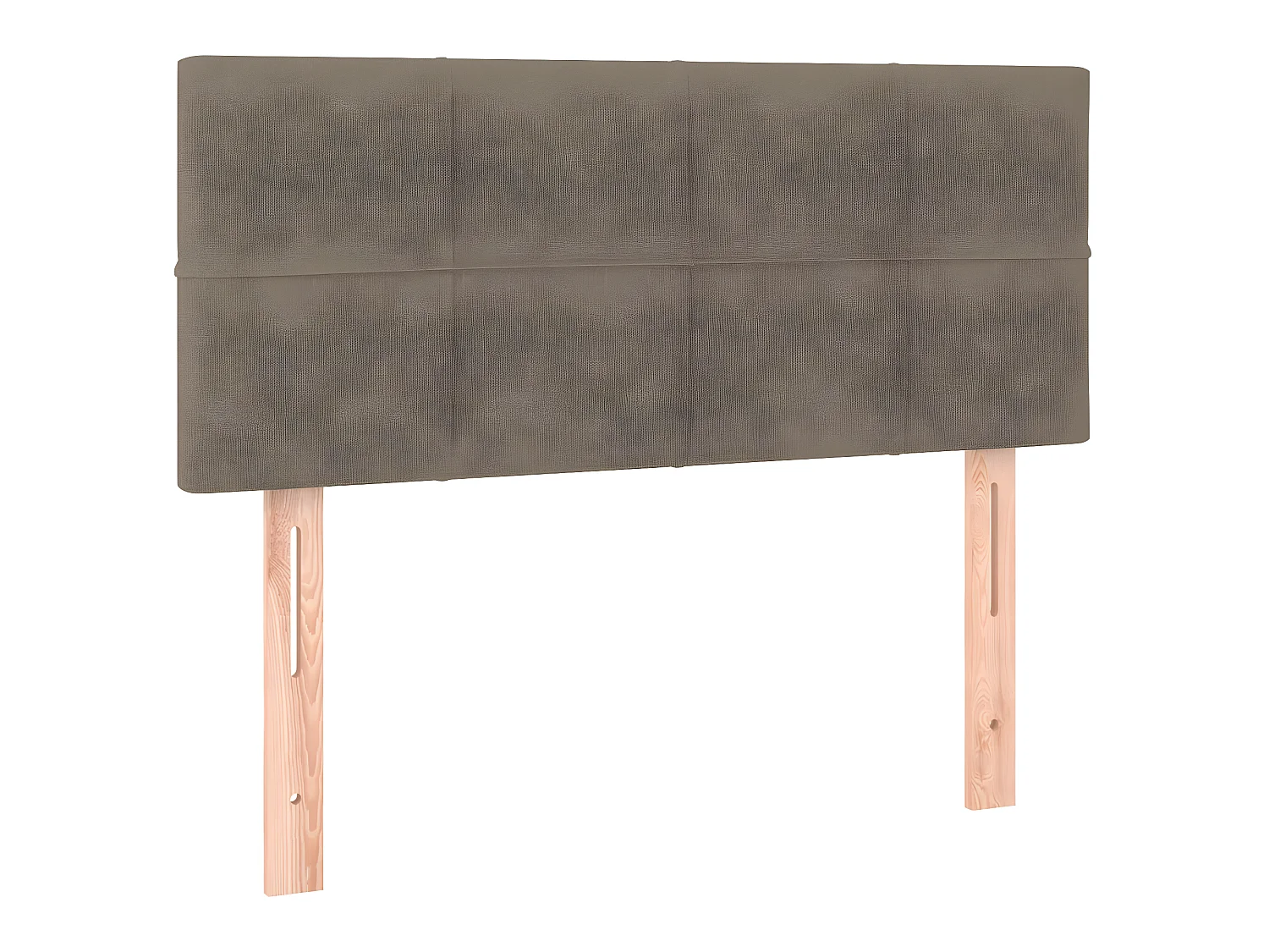 Tête de lit à LED Taupe 90x5x78/88 cm Tissu POI59947 BonneVie Meuble