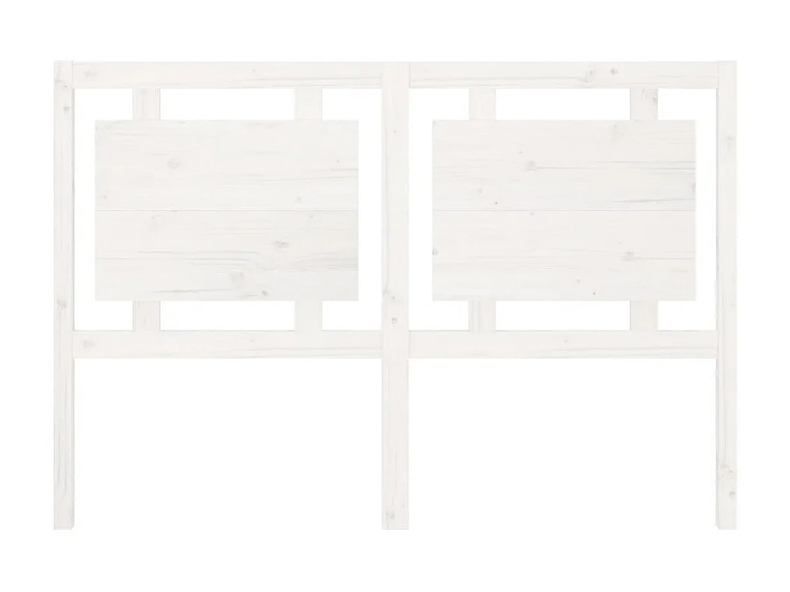 Testiera | Testata del letto per Letto Bianca 145,5x4x100 cm Legno Massello di Pino