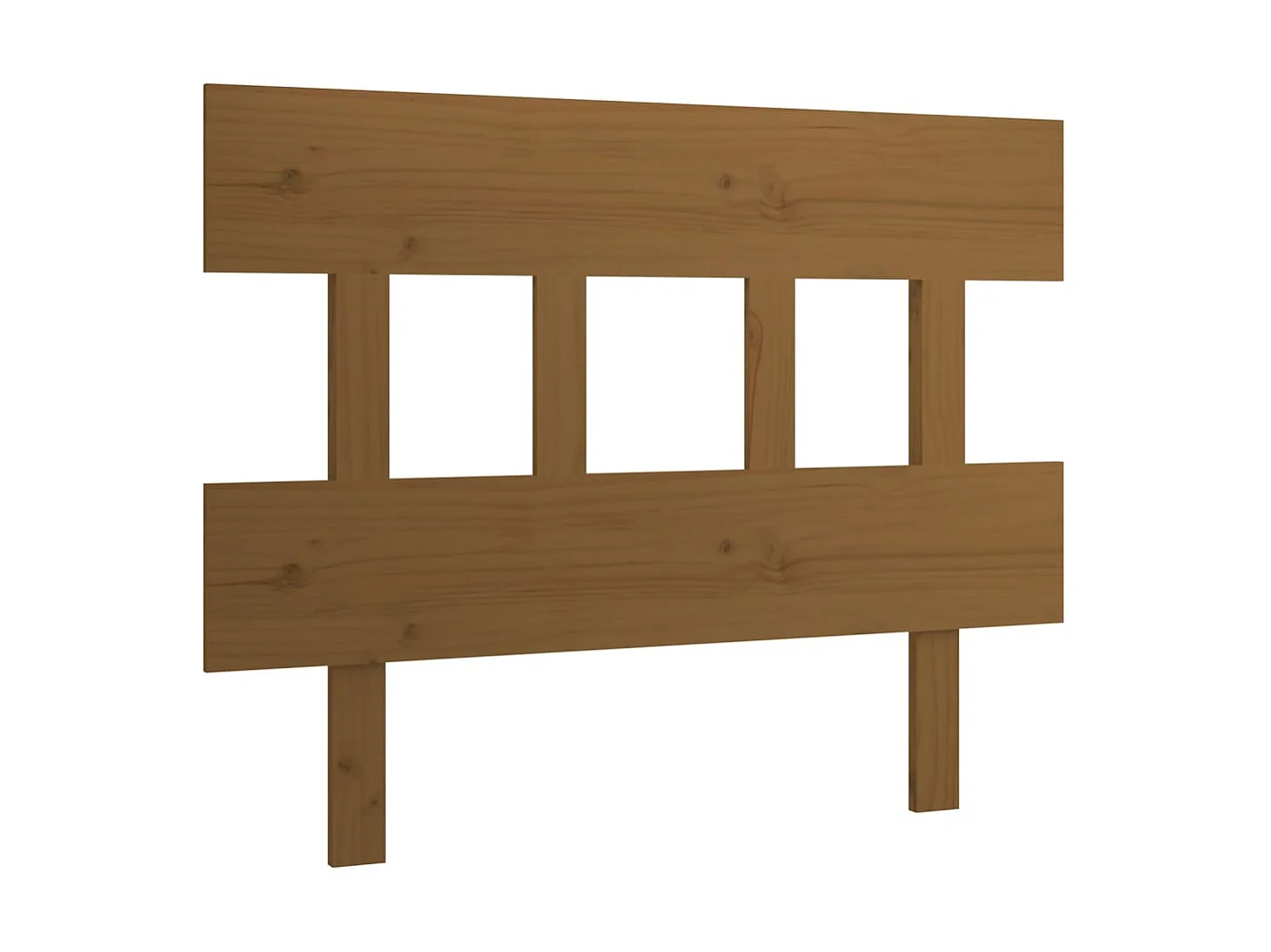 Tête de lit Marron miel 93,5x3x81 cm Bois massif de pin POI24041 BonneVie Meuble