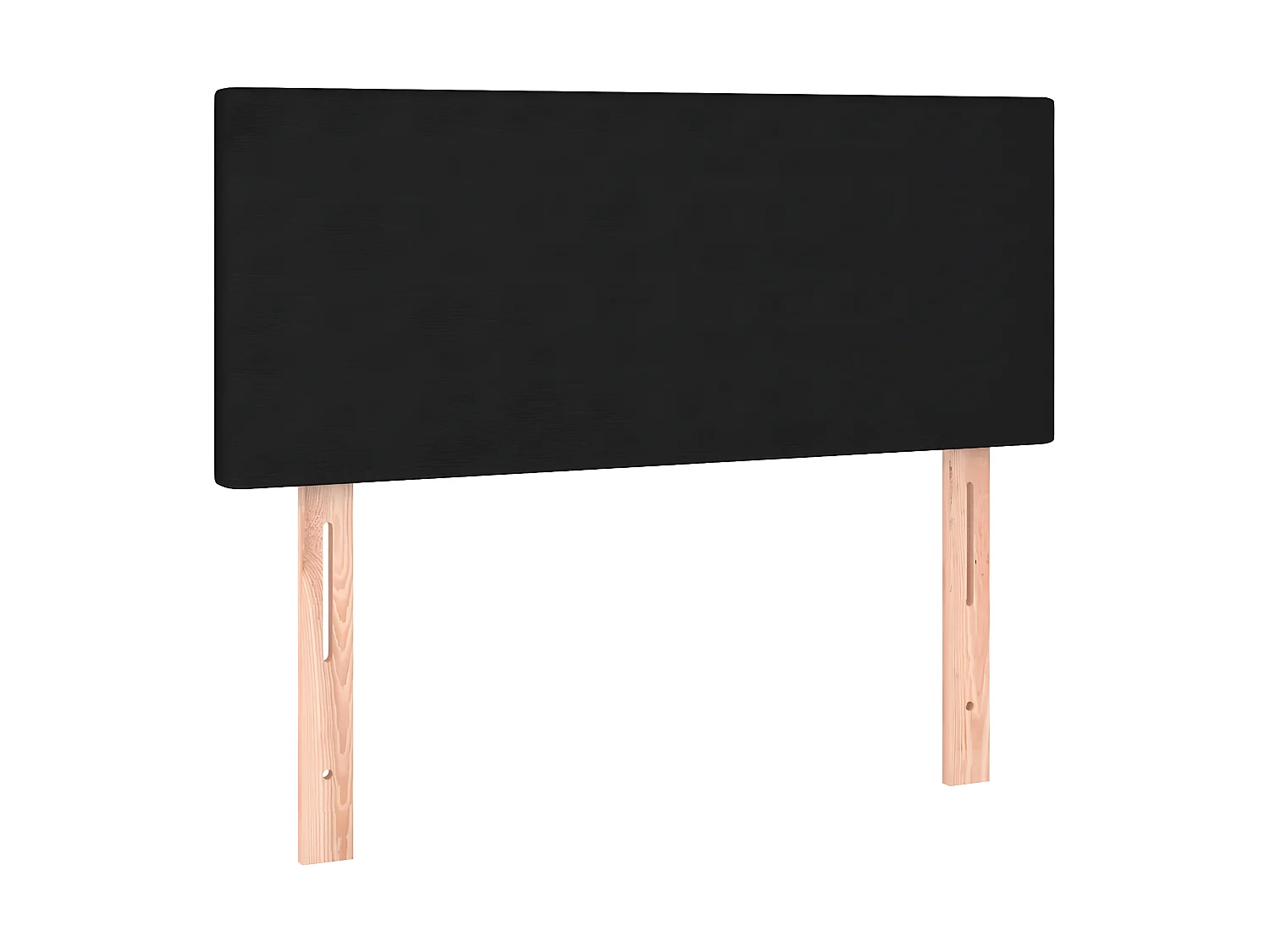 Tête de lit Noir 90x5x78/88 cm Tissu POI65146 BonneVie Meuble