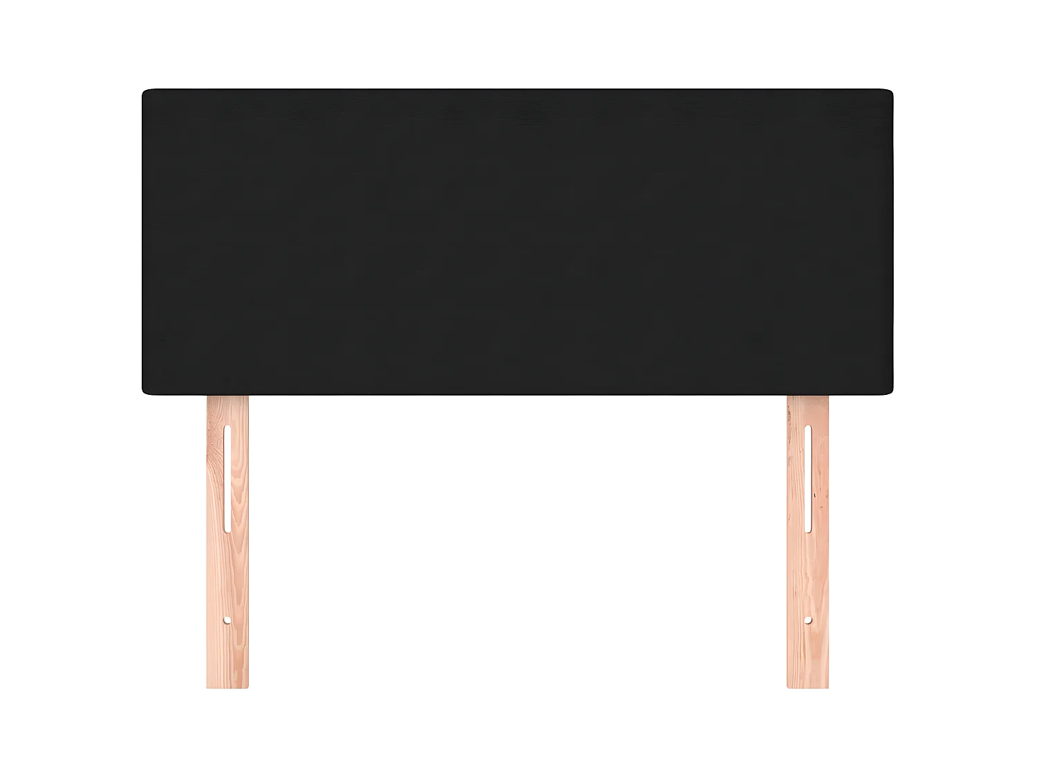 Tête de lit Noir 90x5x78/88 cm Tissu POI65146 BonneVie Meuble