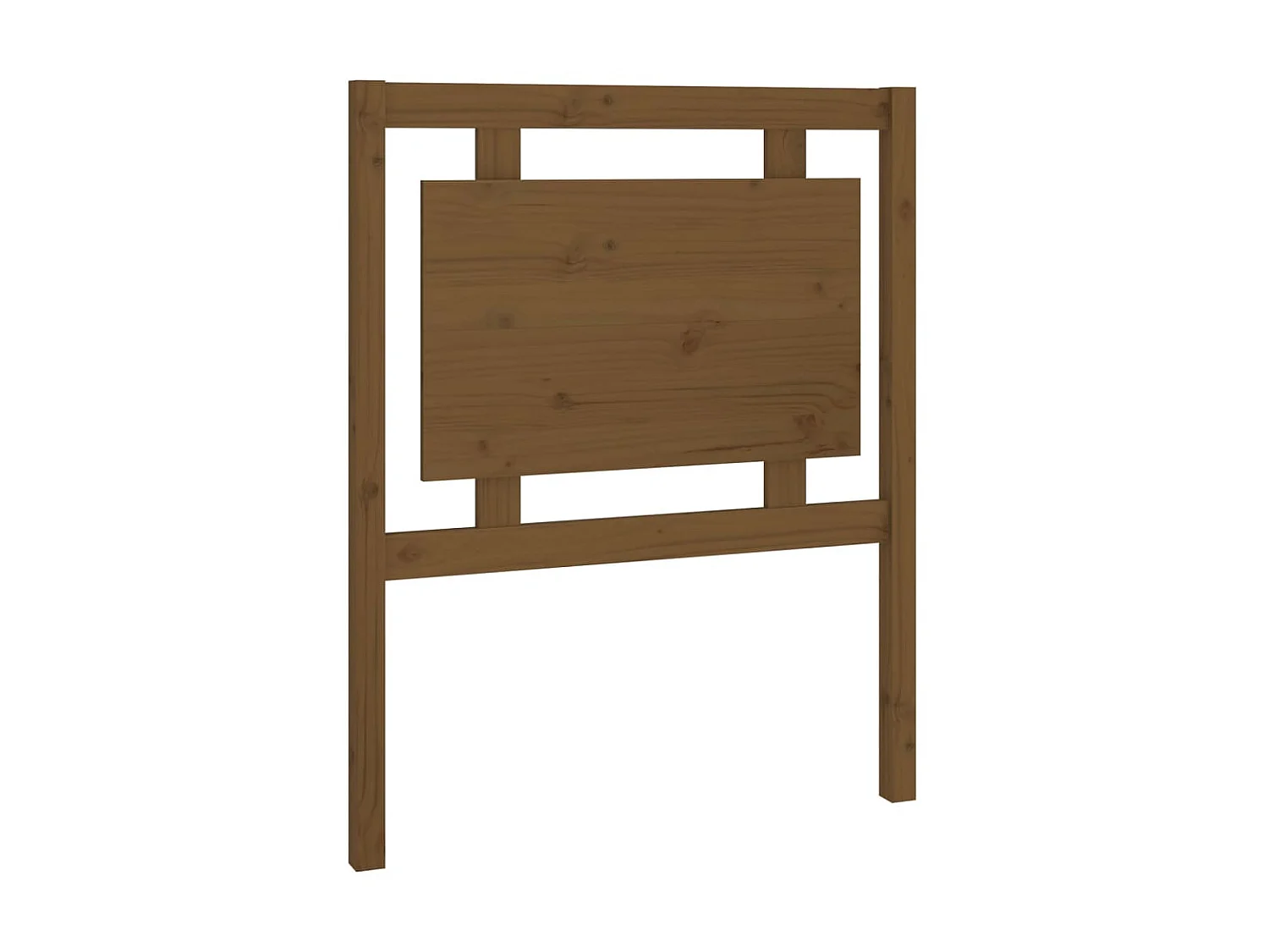 Tête de lit Marron miel 80,5x4x100 cm Bois massif de pin POI66421 BonneVie Meuble