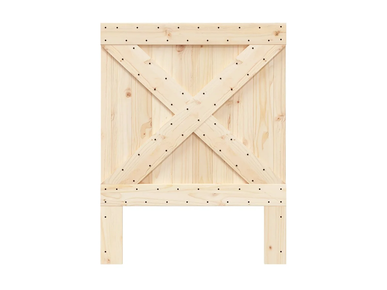 Cabecero de cama madera maciza de pino 80x104 cm ES22757