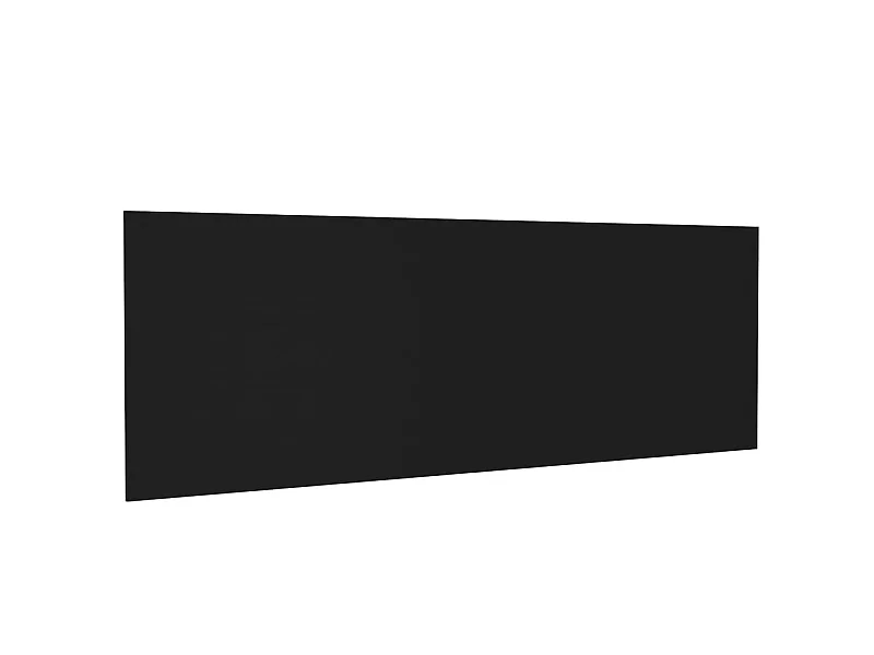 Tête de lit murale Noir 240x1,5x80 cm Bois d'ingénierie POI97504 BonneVie Meuble