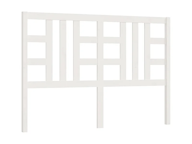 Hoofdbord 156x4x100 cm massief grenenhout wit NL925825