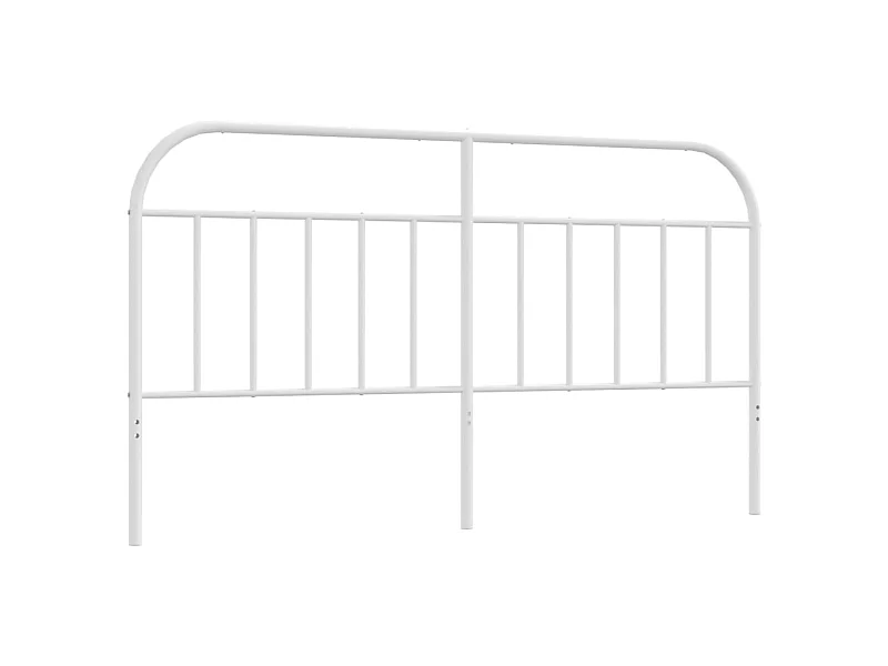 Cabeceira de cama 180 cm metal branco PT505318