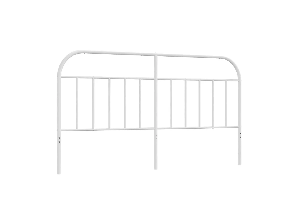 Tête de lit métal blanc 180 cm POI69062 BonneVie Meuble