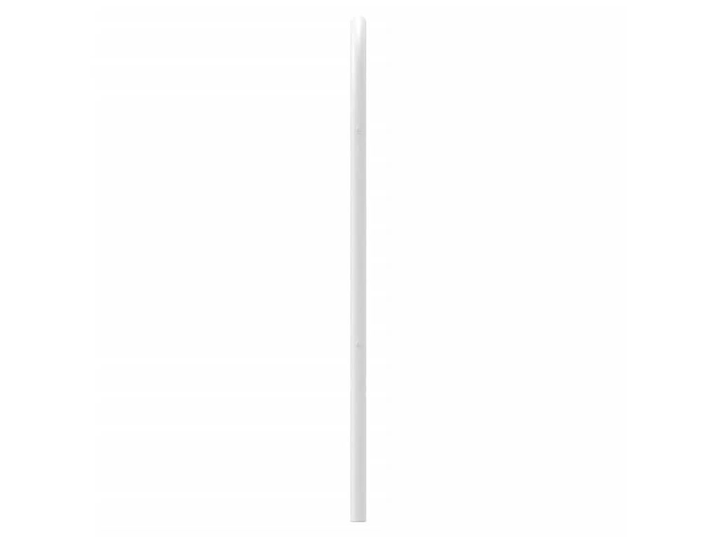 Tête de lit métal blanc 180 cm POI69062 BonneVie Meuble