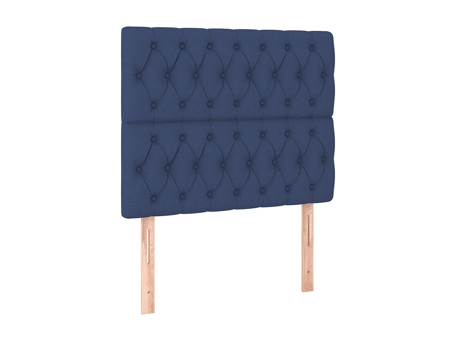 Cabeceros 2 unidades de tela azul 90x7x78/88 cm ES68516