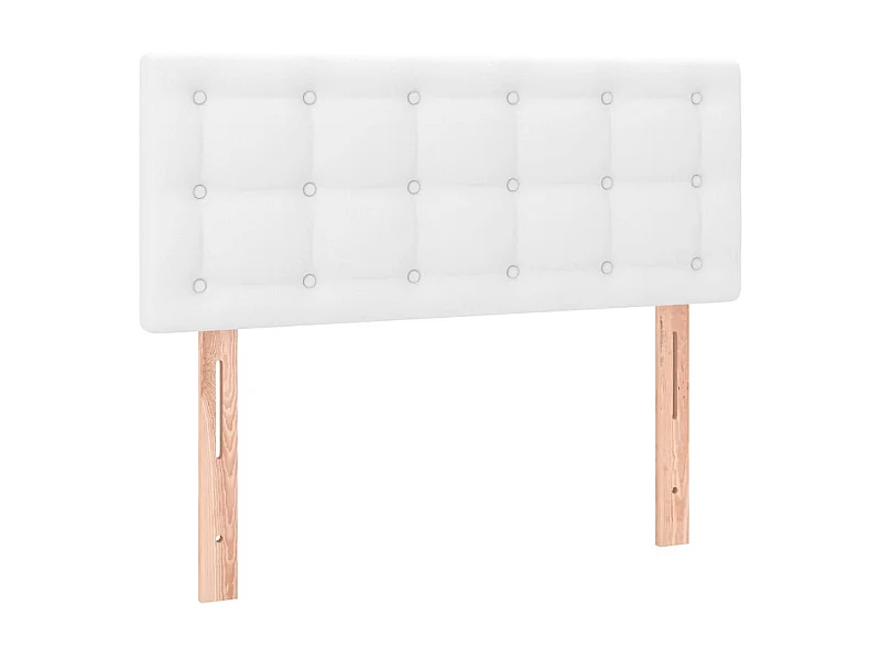 Tête de lit Blanc 90x5x78/88 cm Similicuir POI16704 BonneVie Meuble