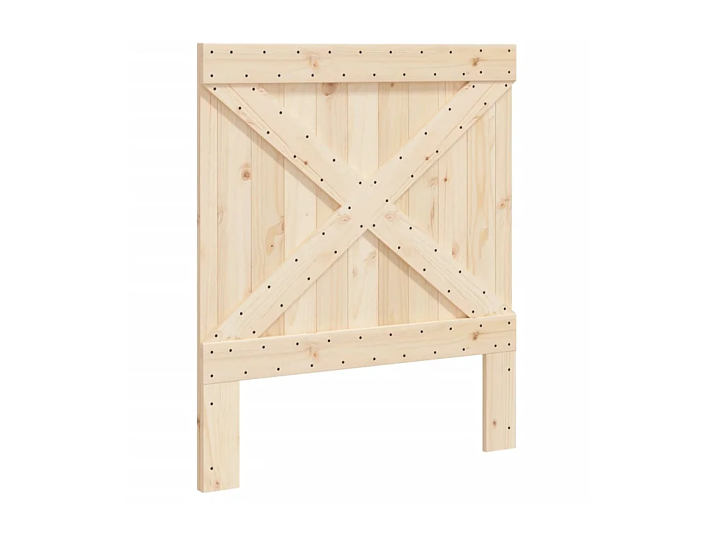 Tête de lit 90x104 cm bois massif de pin POI57487 BonneVie Meuble
