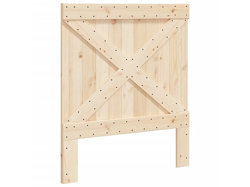 Tête de lit 90x104 cm bois massif de pin POI57487 BonneVie Meuble