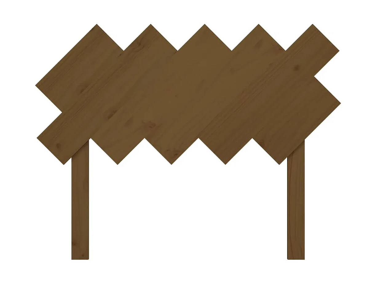 Tête de lit Marron miel 104x3x80,5 cm Bois massif de pin POI19026 BonneVie Meuble