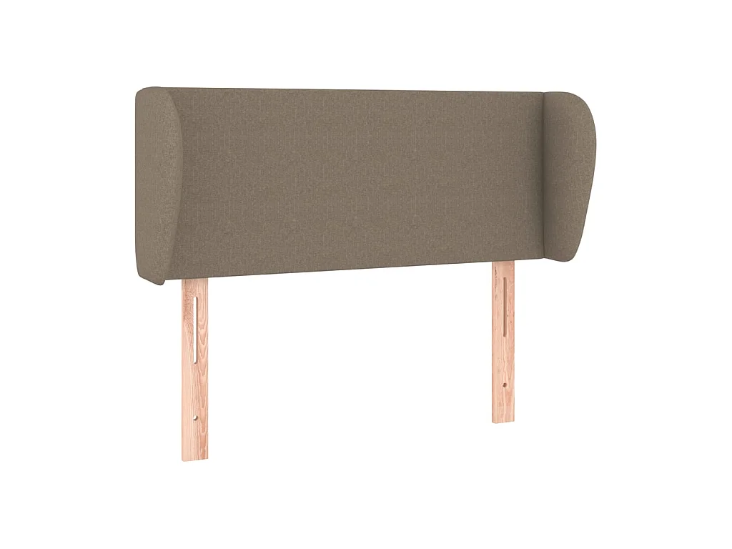 Testiera | Testata del letto ad Orecchio Tortora 83 x 23 x 78/88 cm in Tessuto