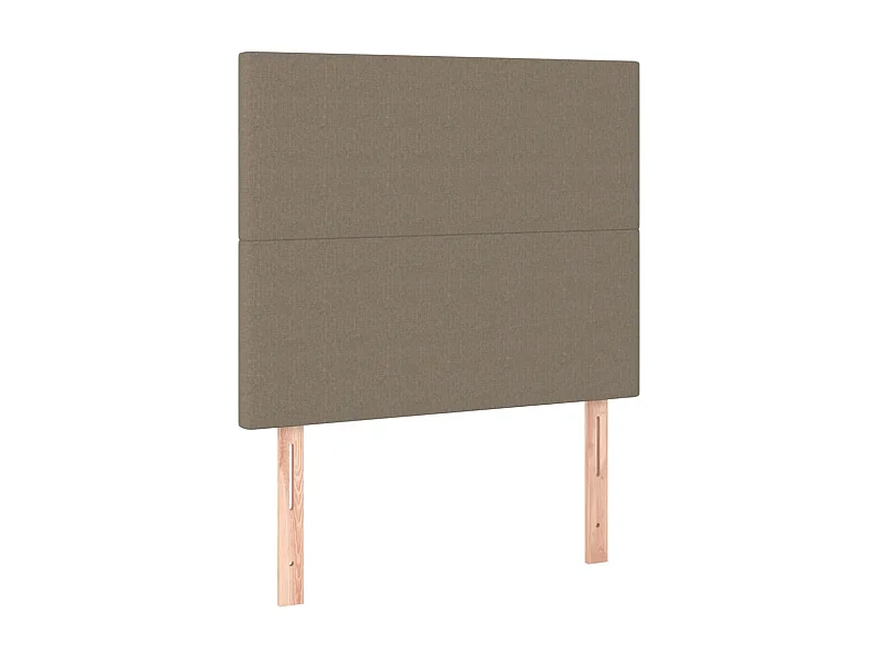 Têtes de lit 2 pcs Taupe 80x5x78/88 cm Tissu POI85363 BonneVie Meuble