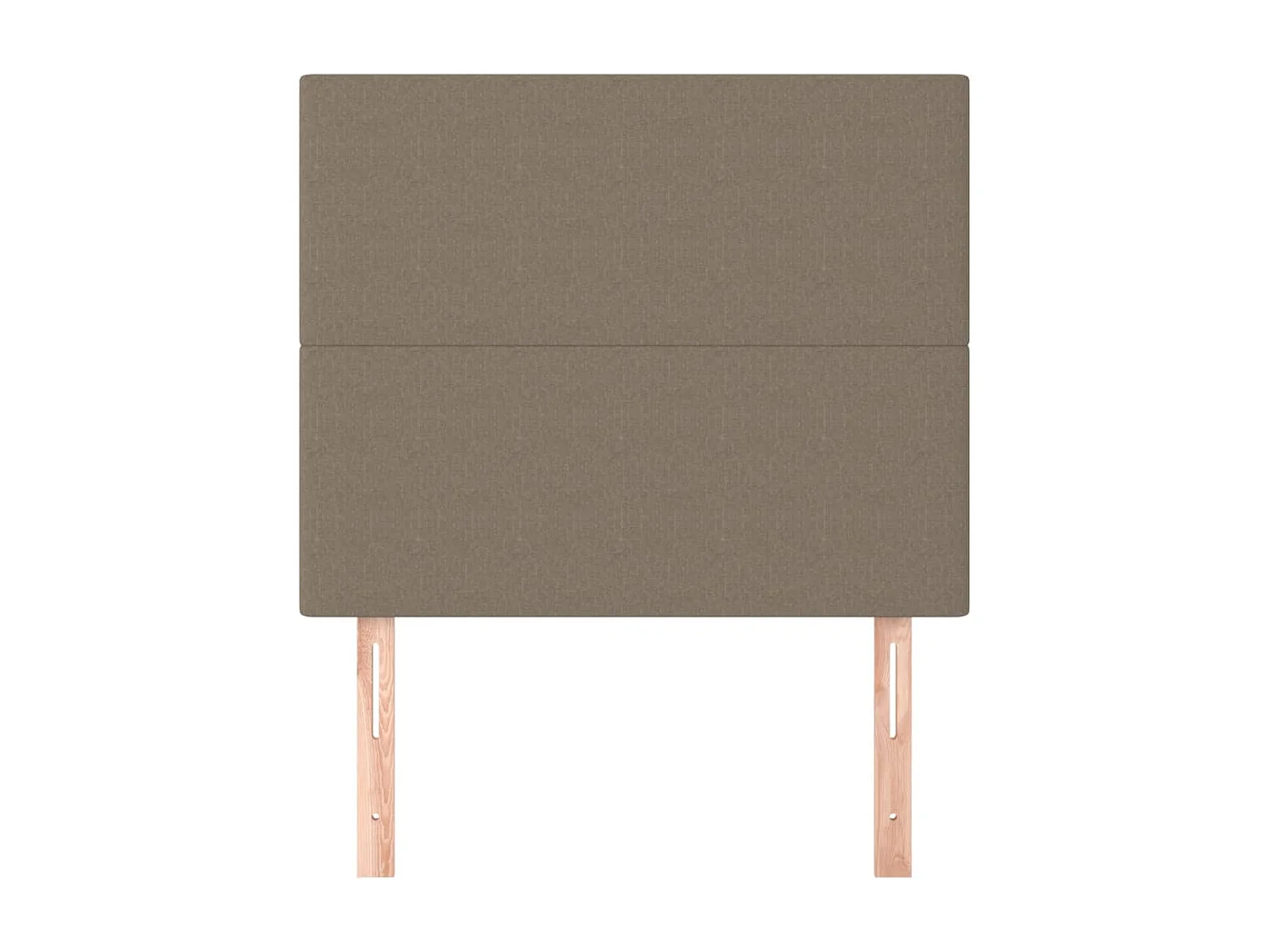 Cabeceros 2 unidades tela gris taupe 80x5x78/88 cm ES59865