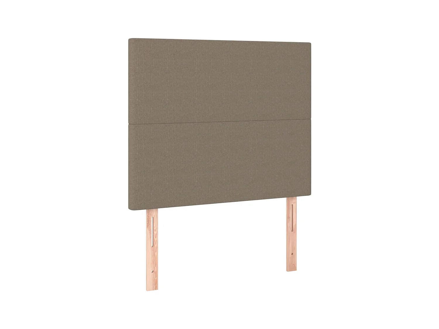 Têtes de lit 2 pcs Taupe 80x5x78/88 cm Tissu POI85363 BonneVie Meuble