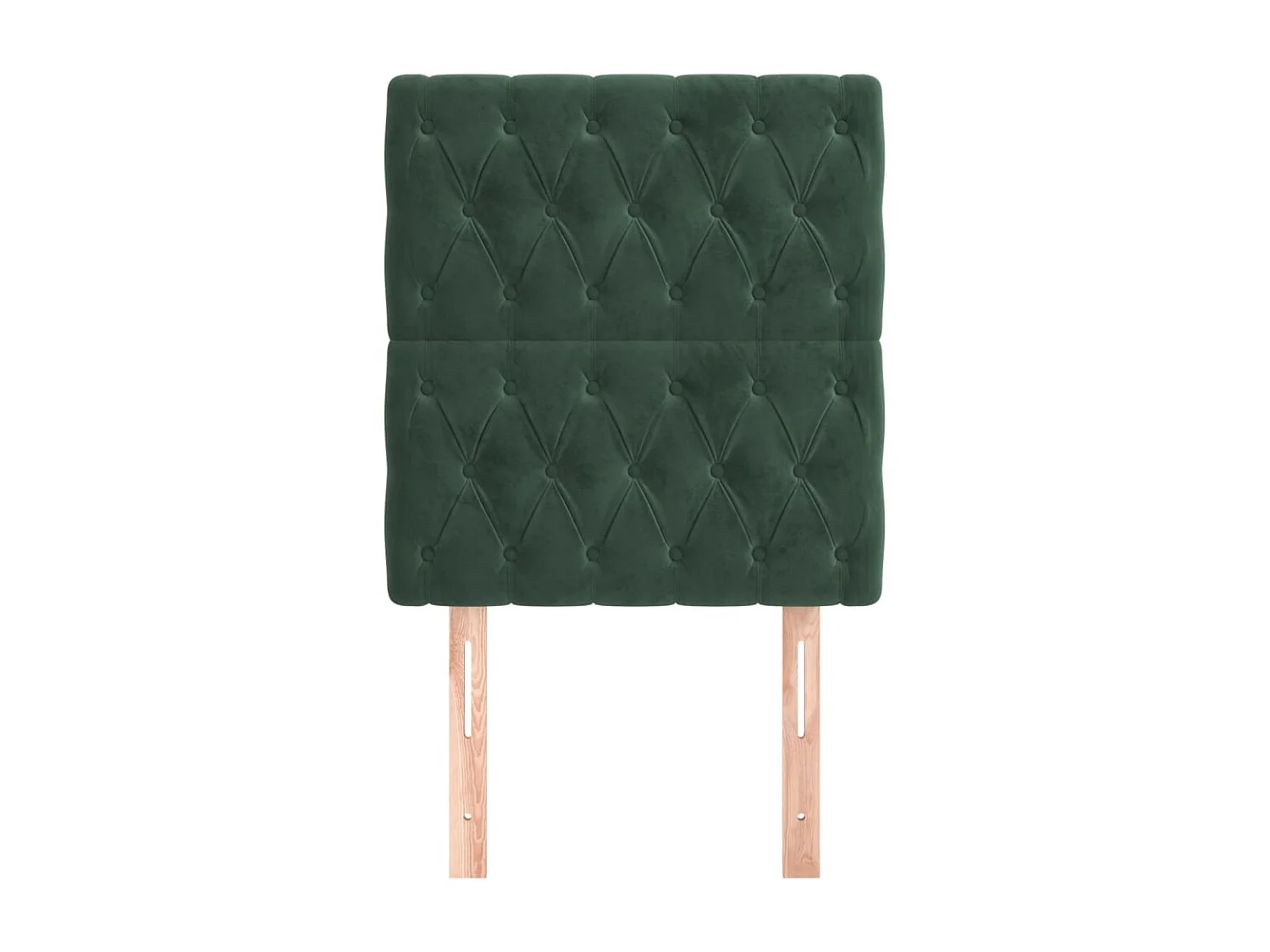 2er-set-Kopfteil,Bettkopfteile Dunkelgrün 80x7x78/88 cm Samt -gkd740032