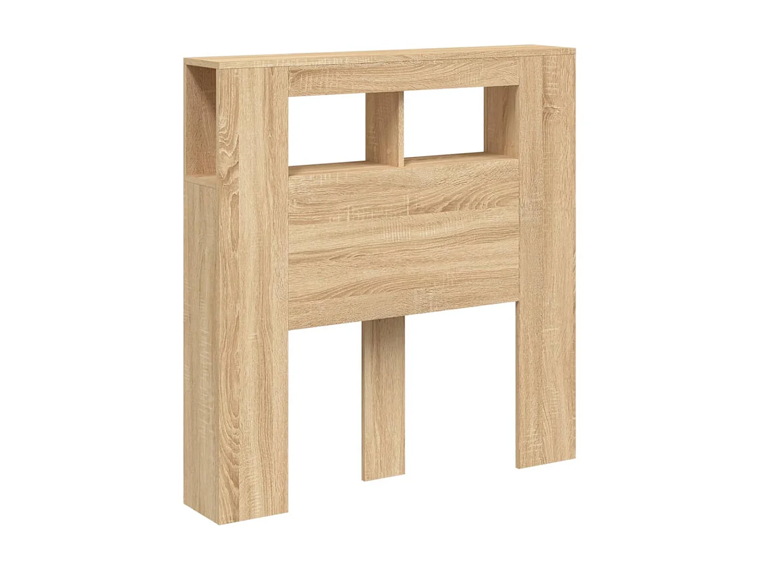 Testiera | Testata del letto LED Rovere Sonoma 100x18,5x103,5 cm Legno Multistrato