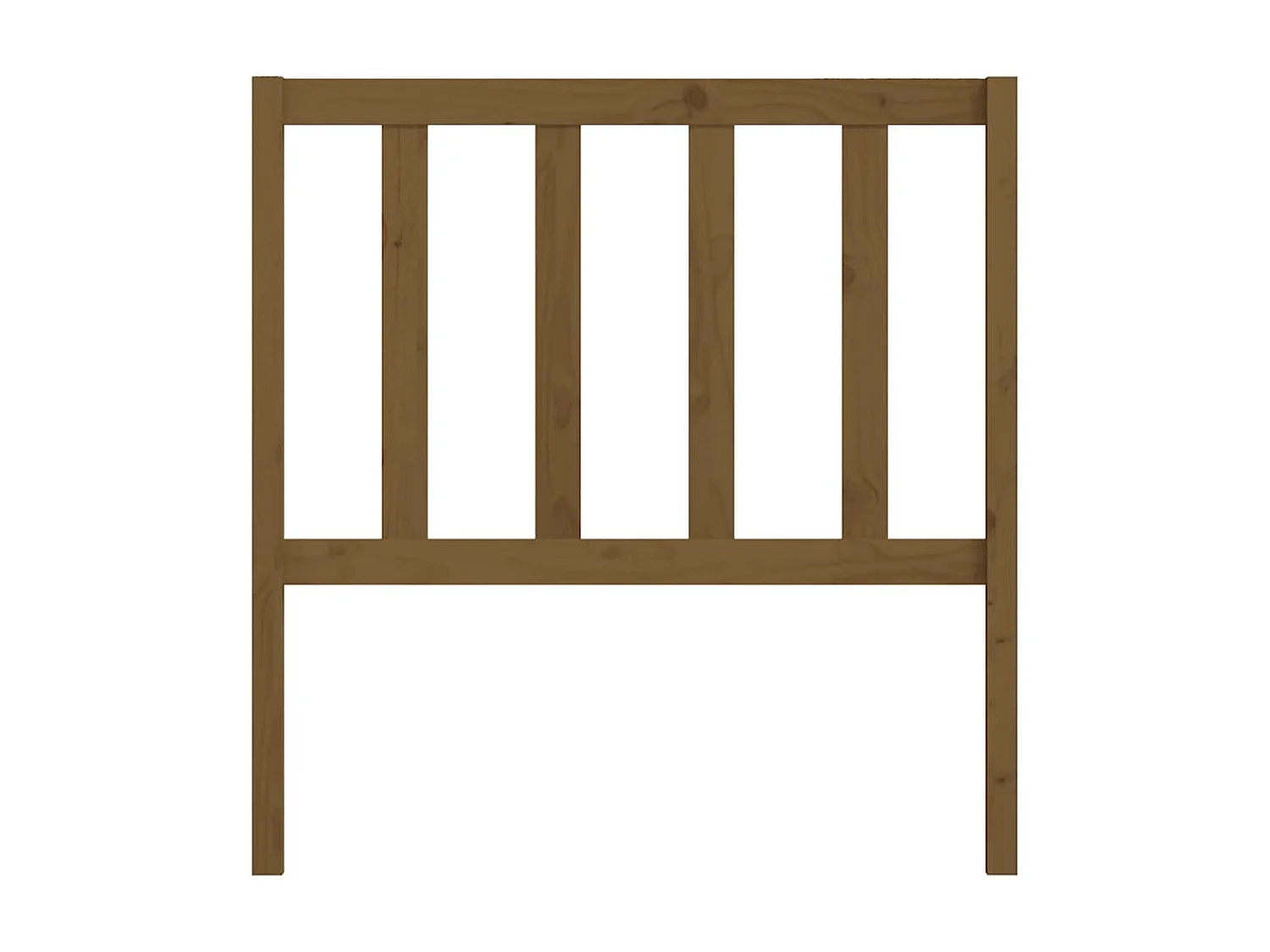 Hoofdbord 96x4x100 cm massief grenenhout honingbruin NL655270