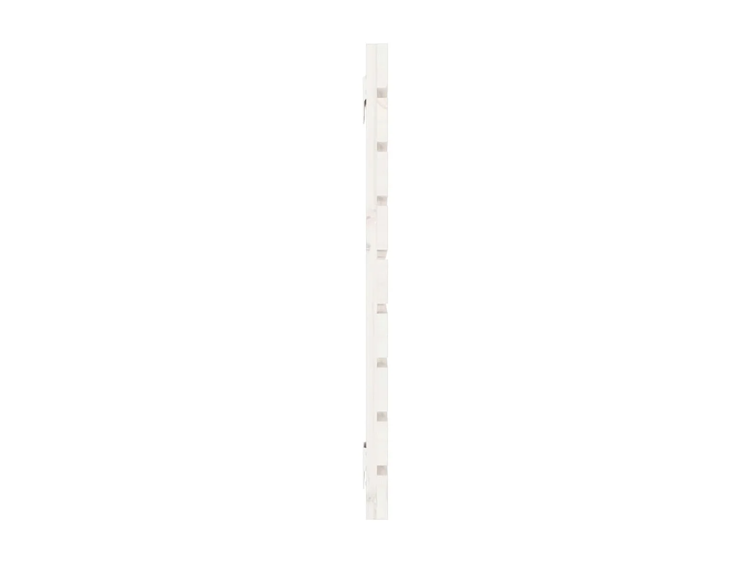 Tête de lit murale Blanc 146x3x63 cm Bois massif de pin POI70445 BonneVie Meuble