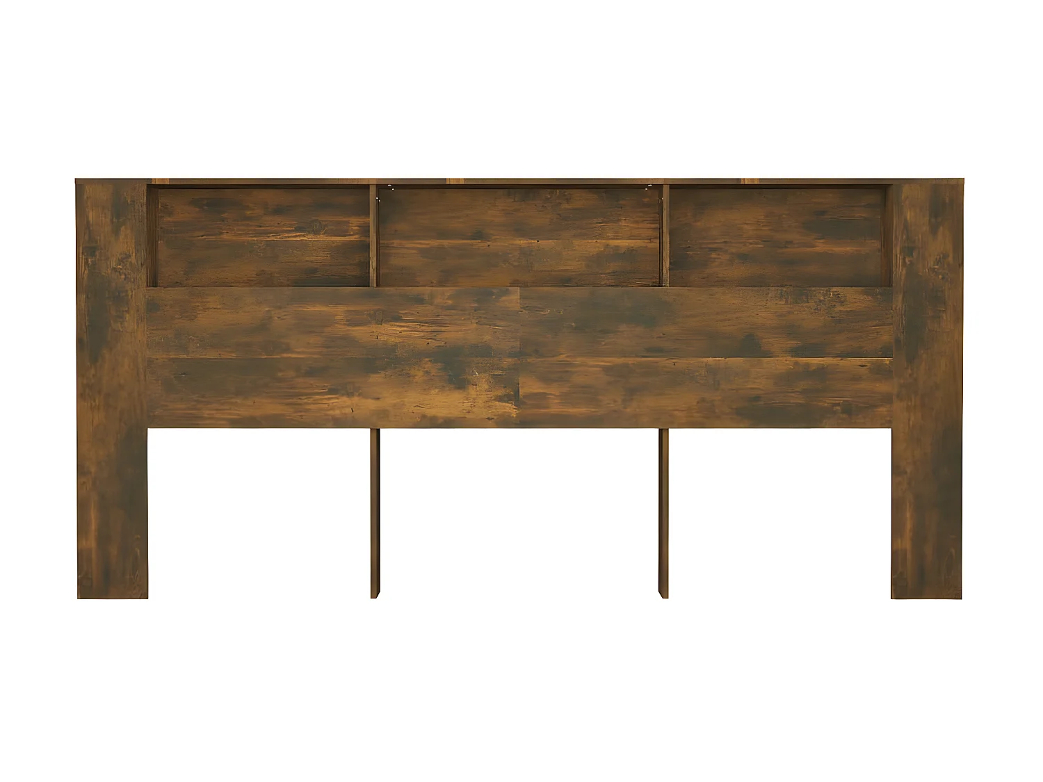 Mueble cabecero color roble ahumado 220x18,5x104,5 cm ES36139