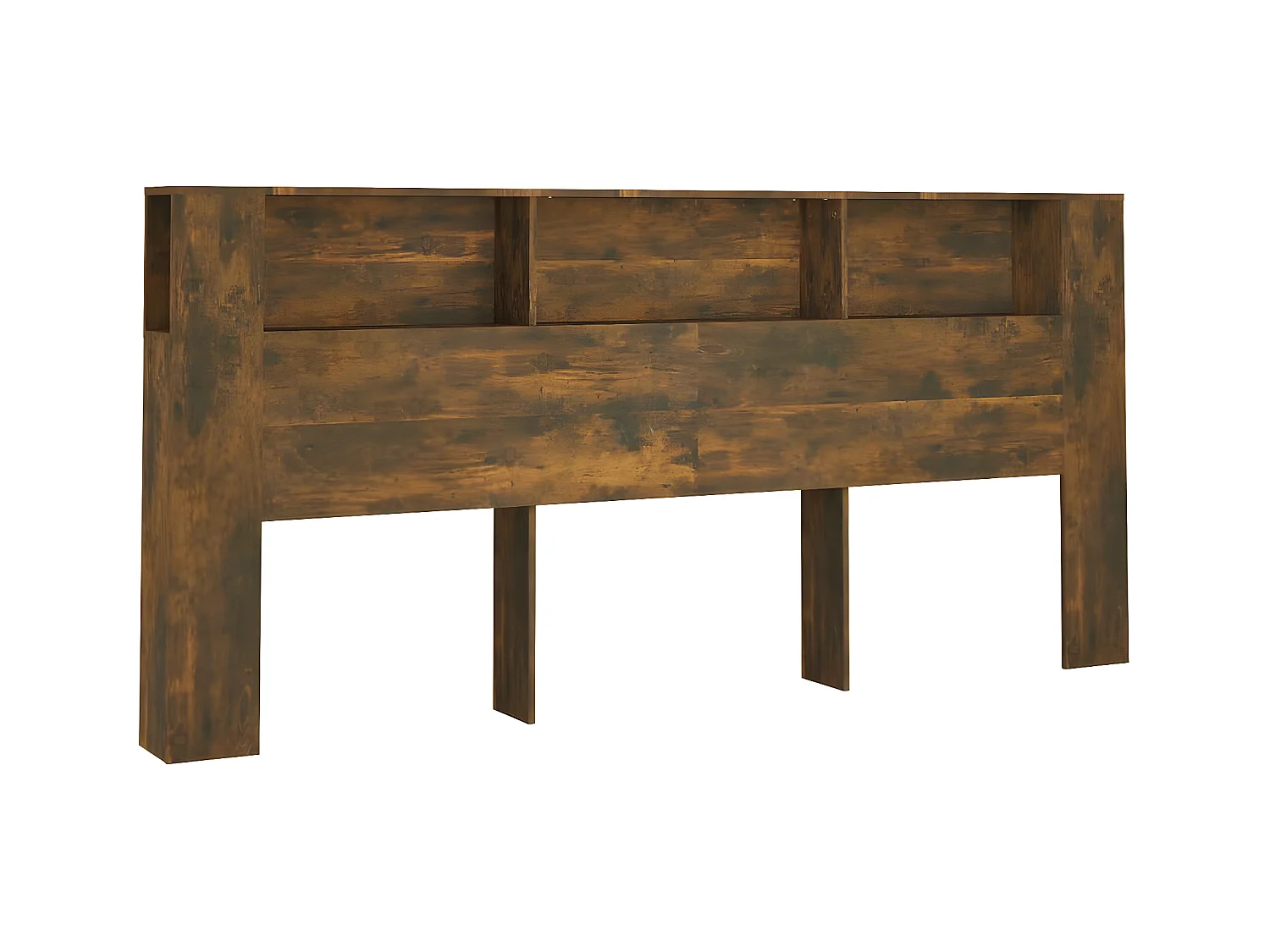 Testiera | Testata del letto con Scomparti Rovere Fumo 220x18,5x104,5 cm