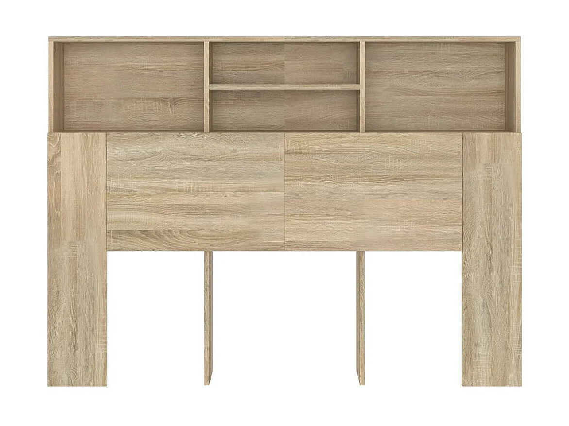 Armoire de tête de lit Chêne sonoma 140x19x103,5 cm POI25512 BonneVie Meuble